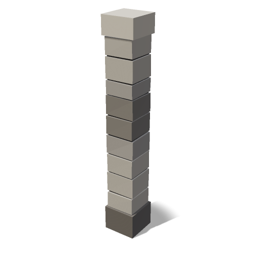 Modular Grid Pillar