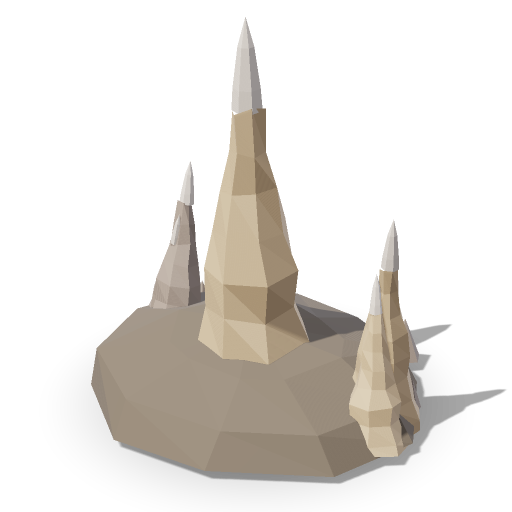 Stalagmite Cluster